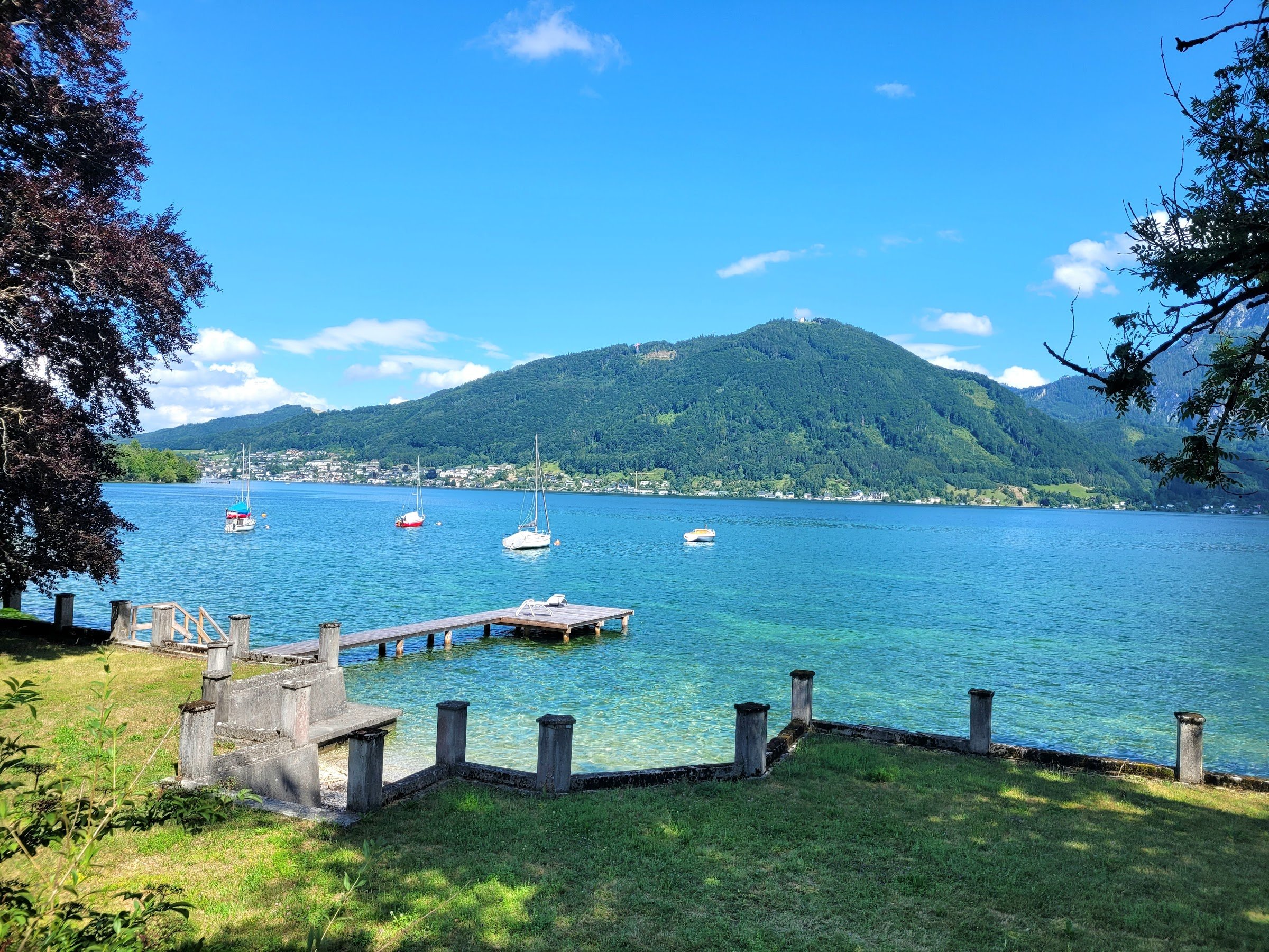 Strand - Camping Traunkirchen (Traunsee lakeside campsite)